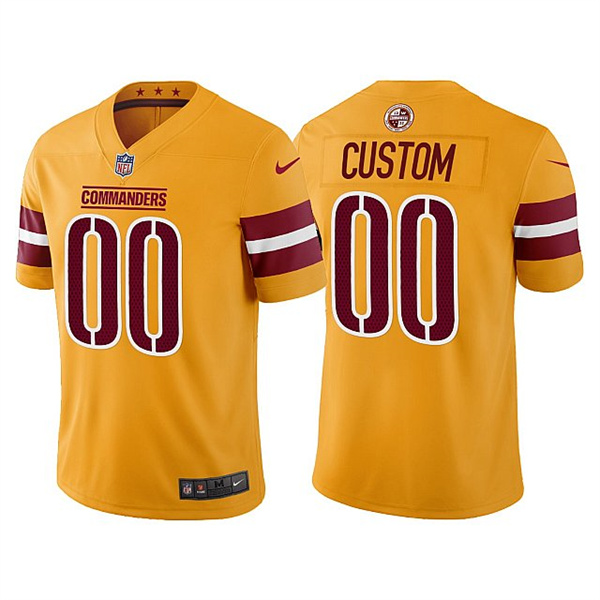 Custom Washington Commanders Vapor Untouchable Limited Jersey